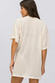 Kimono com Fendas Laterais Off-White
