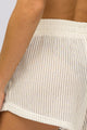 Short com Textura Off-White