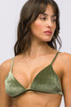 Top Bojo Fixo  Veludo Militar