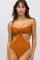Body Plush Canelado Mostarda