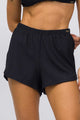 Short Plush Canelado Preto