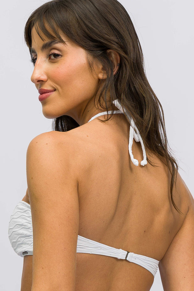 Top Detalhe na Frente com Alcinha Branco