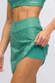 Short Saia Texturizado Verde