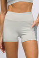 Short Fitness com Bolso de Tela Cinza Stormy