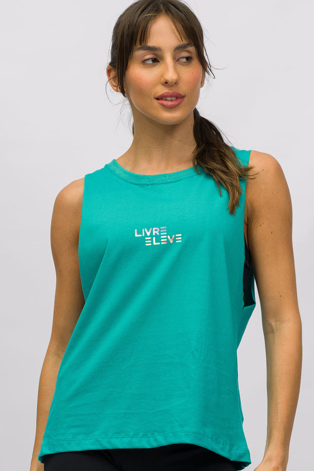 Regata Cavada Verde Livre e Leve