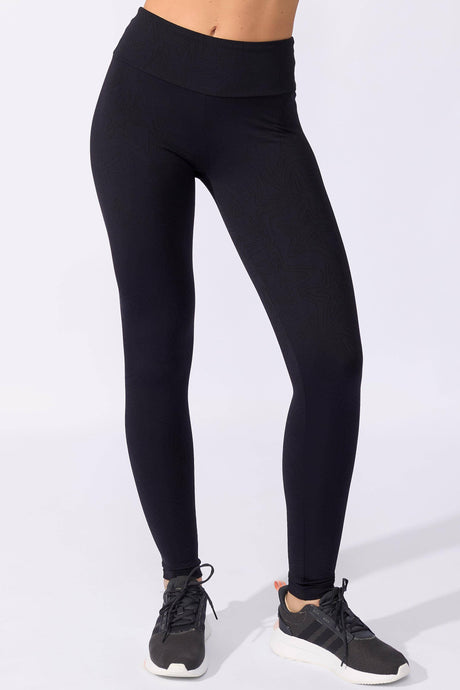 Legging Texturizada Estrela Preta