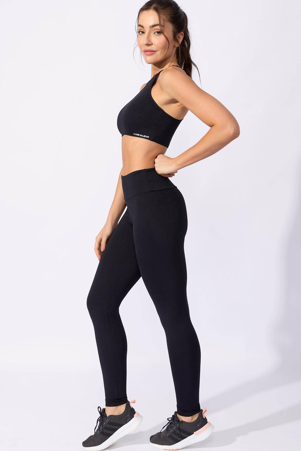 Legging Texturizada Preta