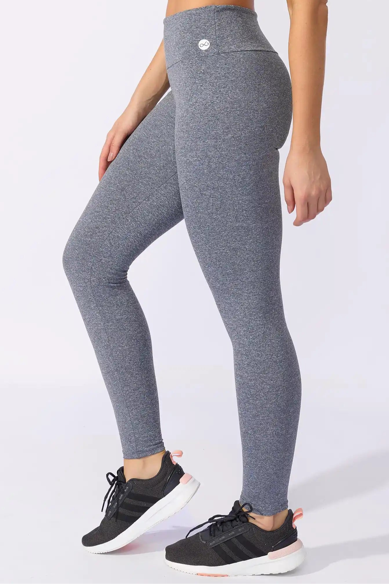 Legging Básica de Poliamida Mescla