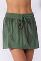 Short Saia com Recortes Reflexos