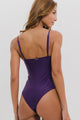 Maiô Decote Quadrado Alcinha Roxo