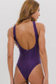 Maiô Beach com Bojo Roxo