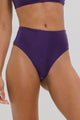 Biquíni Ombro Só e Calcinha Hot Pants Roxo