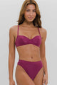 Top Biquíni com Aro Rosa