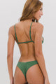Calcinha Fio Duplo Asa Delta Verde