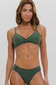 Biquíni Transpassado e Calcinha Bombom Verde