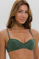Top Biquíni com Aro Verde