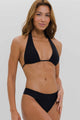 Biquíni Cortinão e Calcinha com Cós Preto