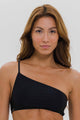 Top Ombro Só de Alcinha Preto