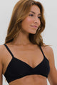 Top Biquíni Transpassado Preto