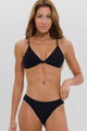 Top Biquíni Nó com Bojo Preto