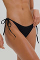 Calcinha Biquíni Amarrar Preta