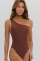 Maiô Ombro Só com Bojo Marrom