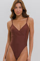 Maiô Transpassado com Bojo Marrom