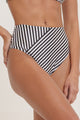 Calcinha Hot Pants Listrado P&B
