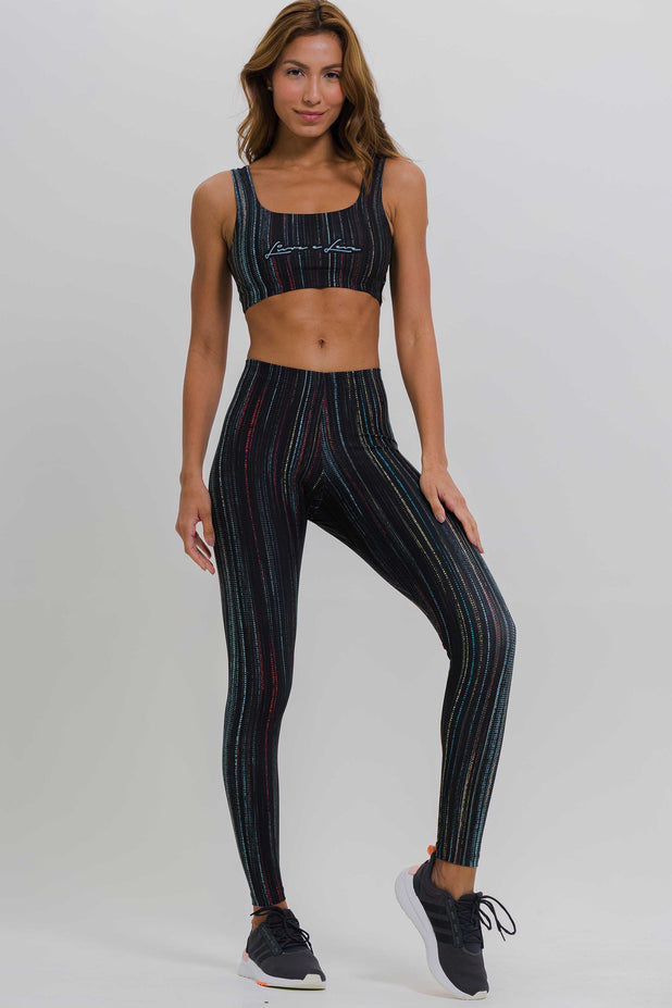 Conjunto Top Regata e Legging com Elástico no Cós Dust