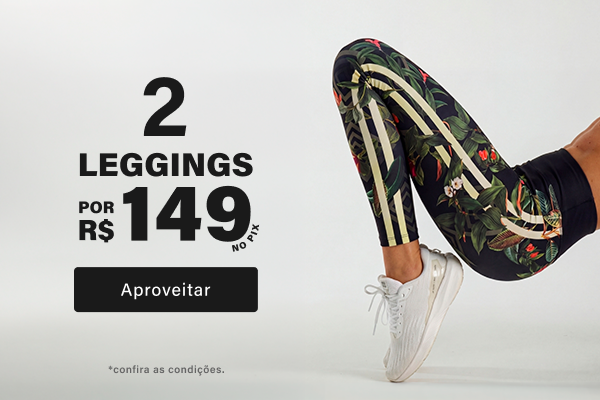2 Leggings por R$149 no Pix