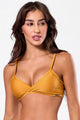 Top Biquíni Transpassado Amarelo