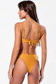 Top Biquíni Transpassado Amarelo
