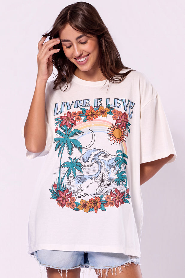 T-Shrit Oversized Marés Tropicais