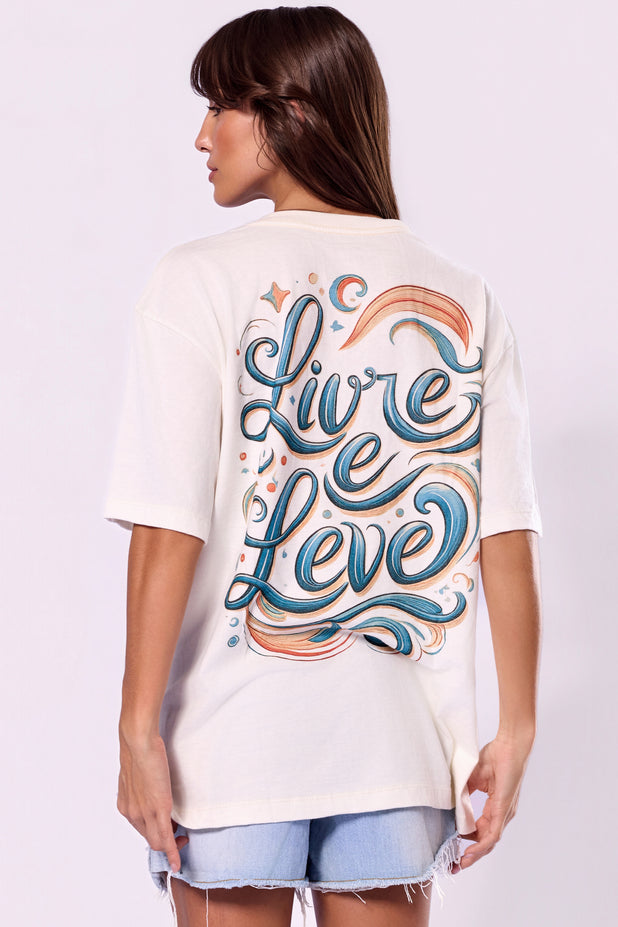 T-Shrit Oversized Vibrações Leves
