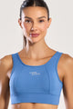 Top com Bolso na Frente Azul Claro