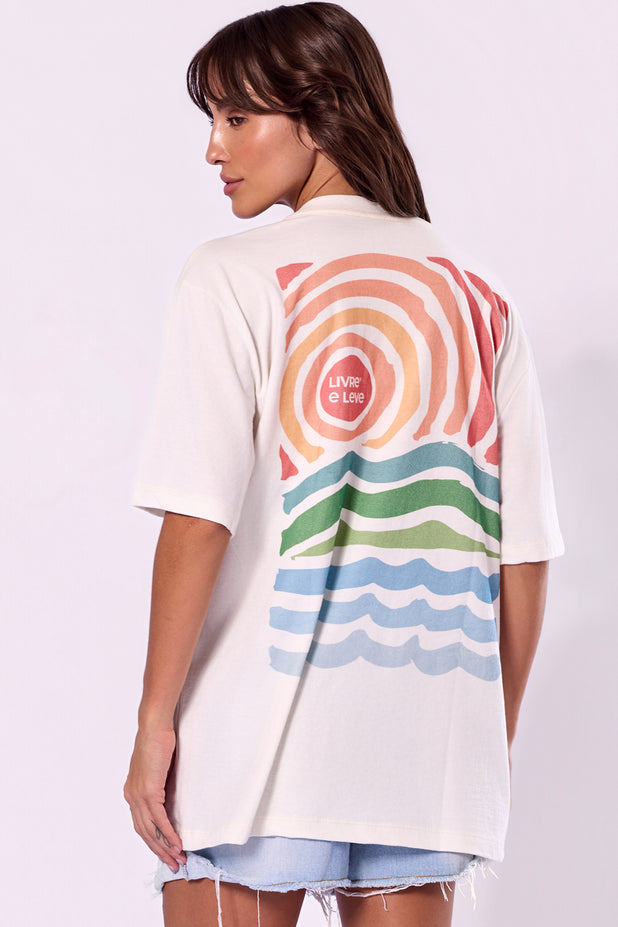 T-Shrit Oversized Ondas Solares