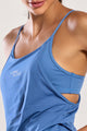Conjunto Regata com Top e Short Duplo Bolso Azul Claro