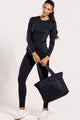 Bolsa Puffer Preta