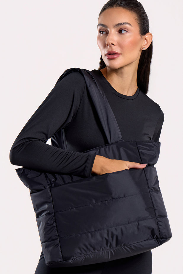 Bolsa Puffer Preta