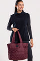 Bolsa Puffer Vinho