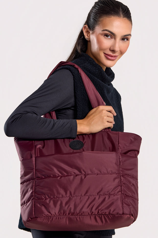 Bolsa Puffer Vinho