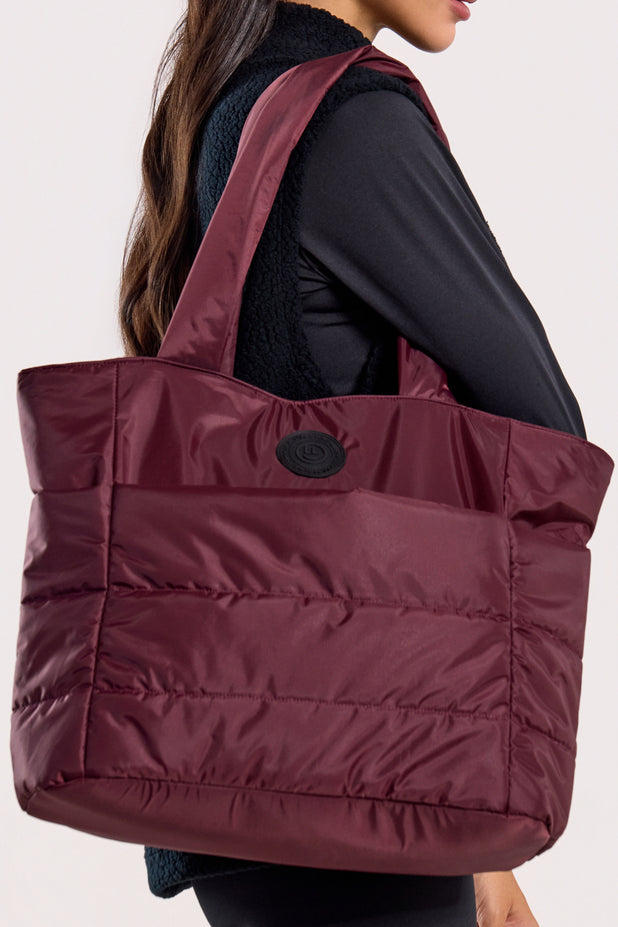 Bolsa Puffer Vinho