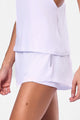 Short Duplo com Bolso Interno Branco