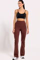 Calça Flare Térmica Flanelada Marrom