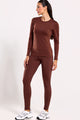 Conjunto Térmico Flanelado Marrom