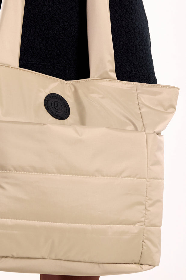 Bolsa Puffer Bege