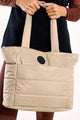 Bolsa Puffer Bege