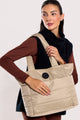 Bolsa Puffer Bege
