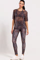 Blusa de Tule Estampada Fluir