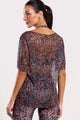 Blusa de Tule Estampada Fluir